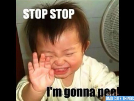 baby's niet te hard laten lachen